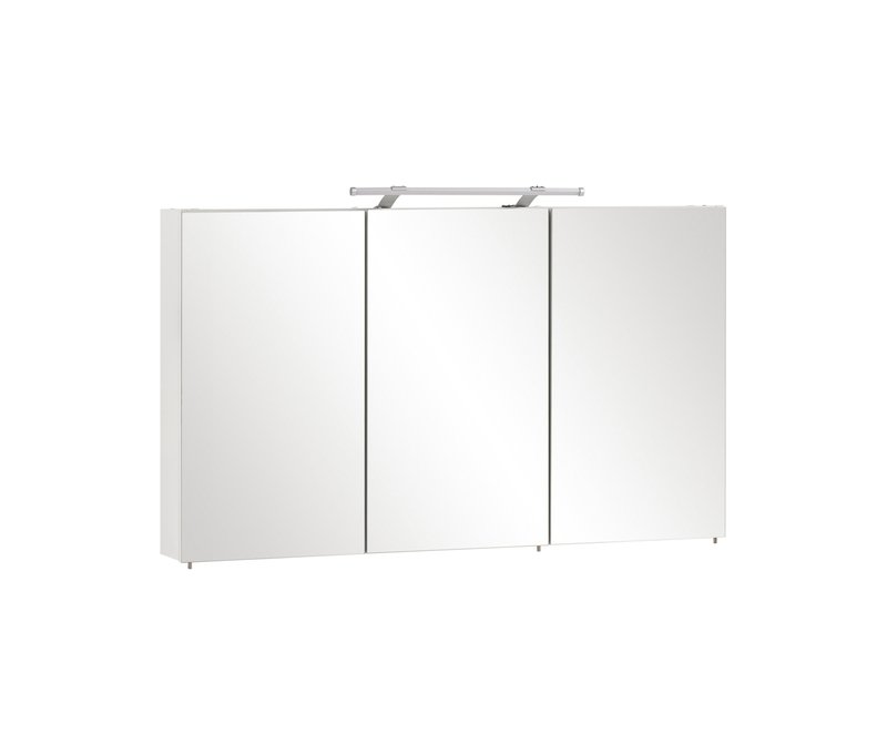 Tchibo - Spiegelschrank »Dorina« mit Licht - 120x16x75,7cm - weiß -