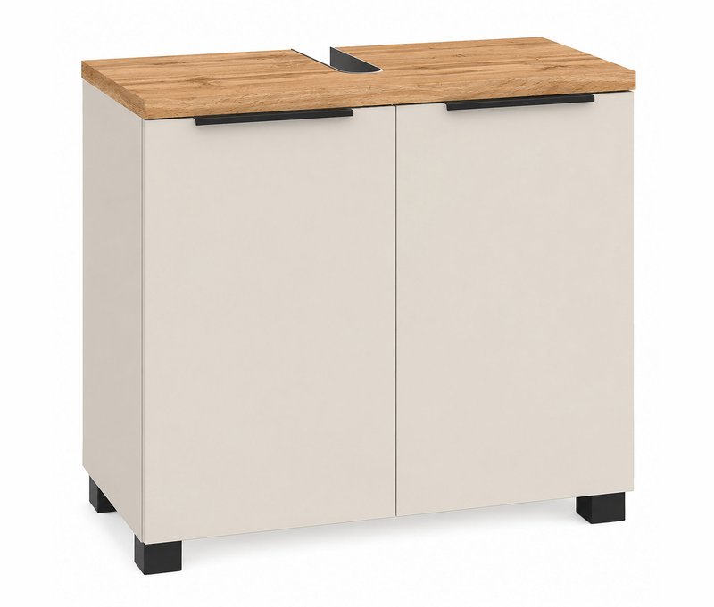 Tchibo - Waschbeckenunterschrank »Saga« - 65,1x35x61,6cm - schwarz -