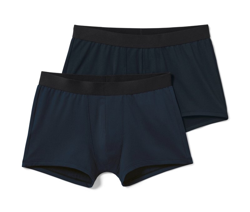 Tchibo - 2 Slipboxer - Herren - Gr. M/5 - schwarz/print