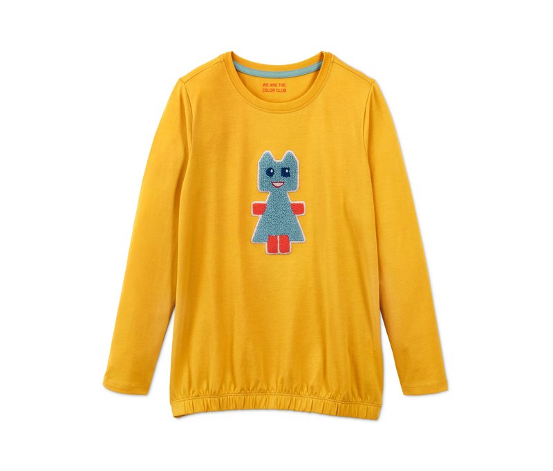 Tchibo - Langarmshirt - Mädchen - Gr. 122/128 - gelb