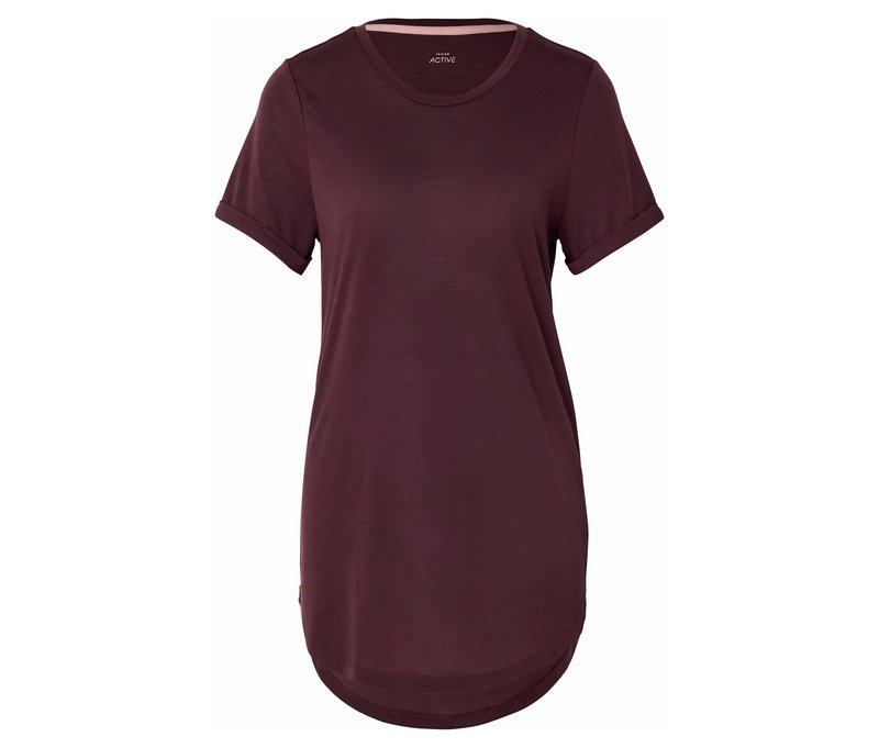 Tchibo - Sportshirt - Damen - Gr. XS - weinrot