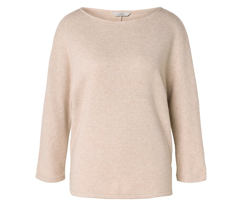 Tchibo - Pullover mit 3/4-Arm - Damen - Gr. XL - creme