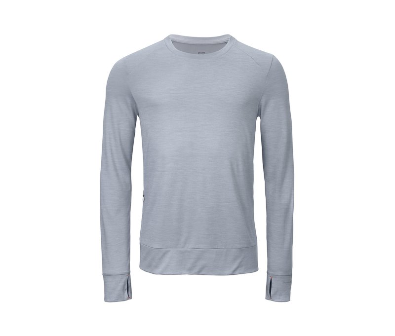 Tchibo - Funktionssweater - Herren - Gr. M - hellgrau