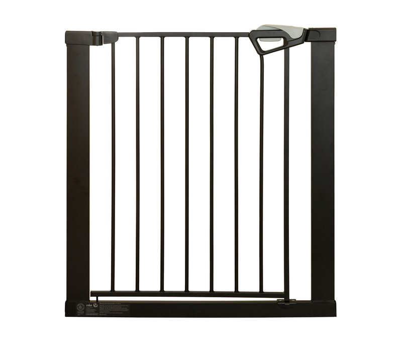 roba easySafe+ Tür-und-Treppen-Schutzgitter - 75x82x5cm - schwarz -