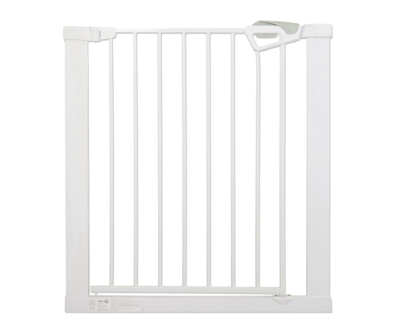 roba easySafe+ Tür-und-Treppen-Schutzgitter mit 14-cm-Erweiterung - 1x5x75cm - weiß -