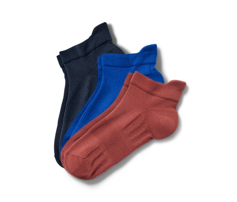 Tchibo - 3 Paar Unisex-Profi-Laufsocken - Unisex - Gr. 39-42 - dunkelblau