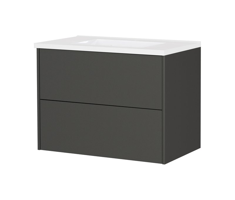 Tchibo - Waschtisch »Bodera« inkl Becken - 81x46x61cm - grau -