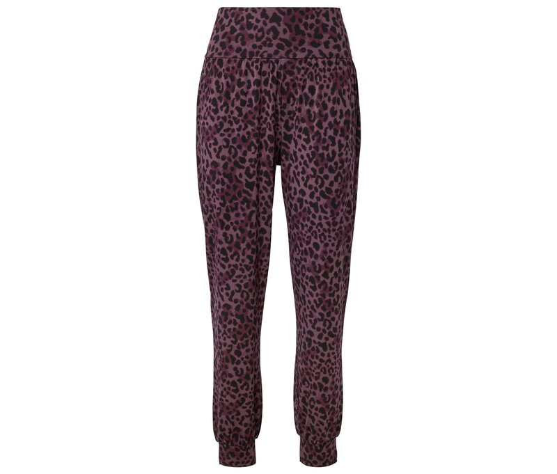 Tchibo - Yogahose - Damen - Gr. S - schwarz/print
