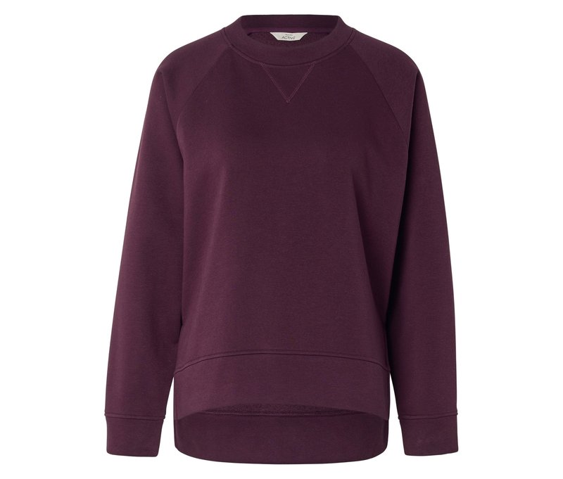 Tchibo - Sweatpullover - Damen - Gr. XS - weinrot