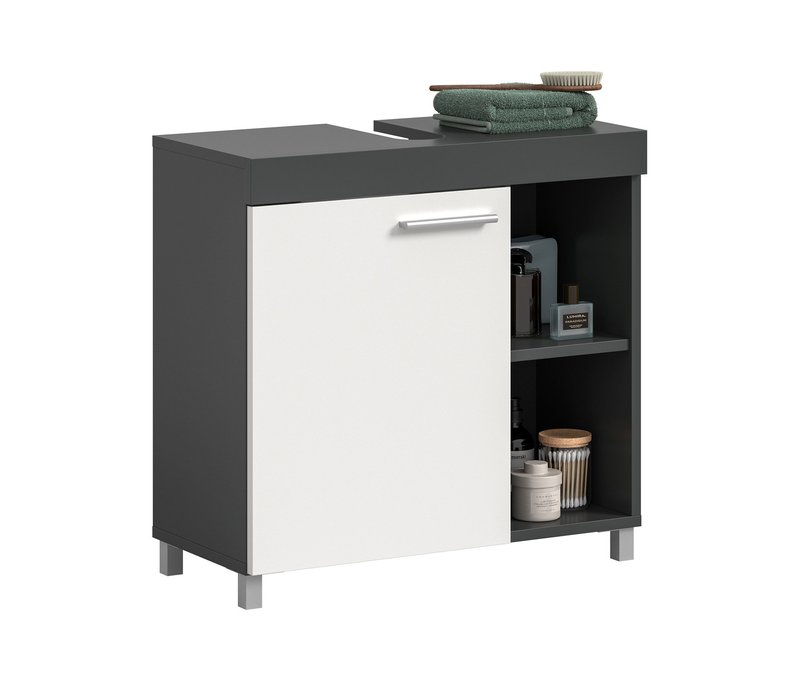 Tchibo - xonox Waschbeckenunterschrank »Finn« - 65x31x63cm - silber -