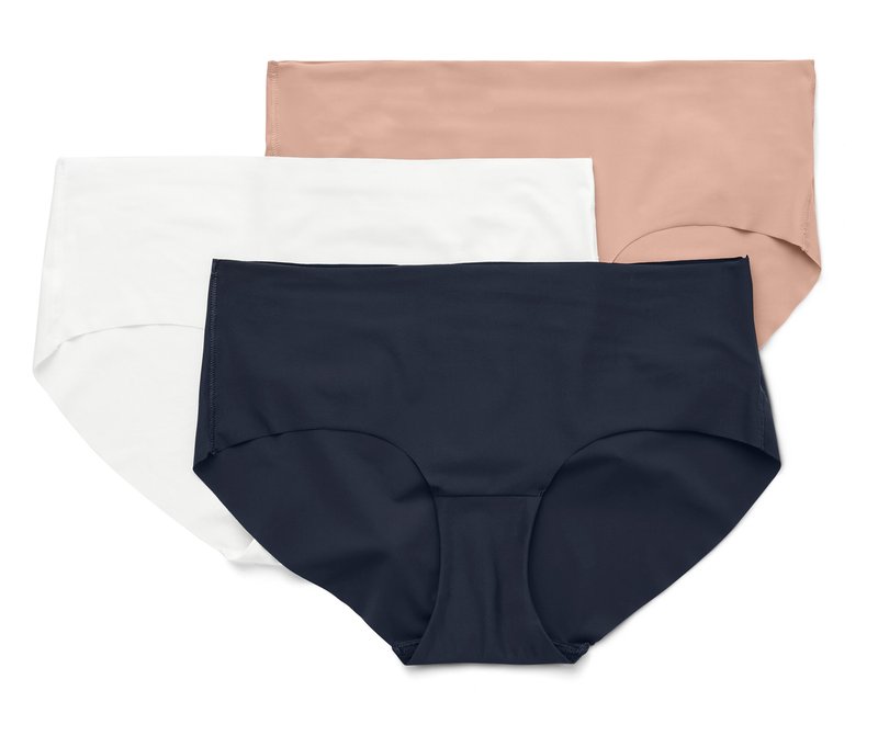 Tchibo - 3 Magic-Cut-Slips - Damen - Gr. M - dunkelblau