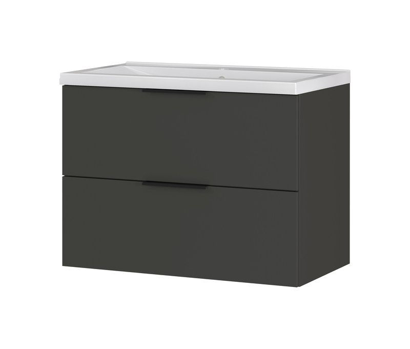 Tchibo - Waschtisch »Crandon« inkl Becken - 81x47x65cm - schwarz -