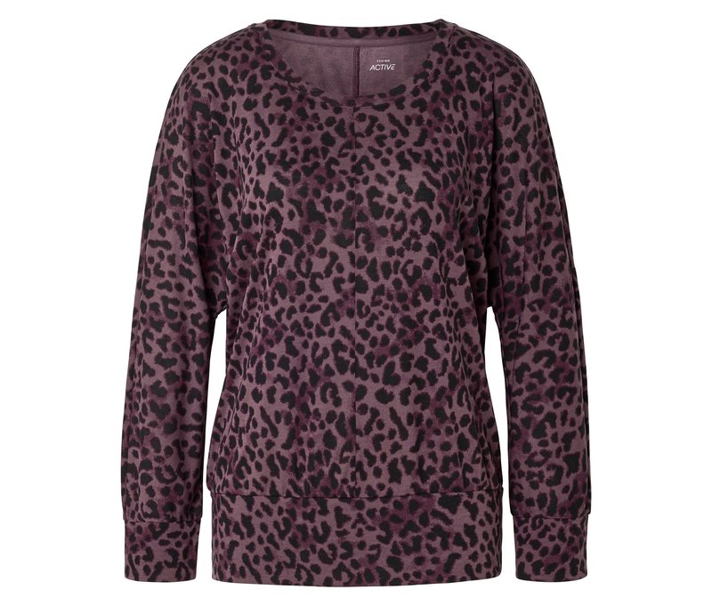 Tchibo - Yogashirt - Damen - Gr. XXL - schwarz/print