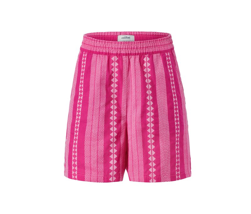 Tchibo - Webshorts mit Ikat-Muster - Damen - Gr. 36 - pink/jacquard