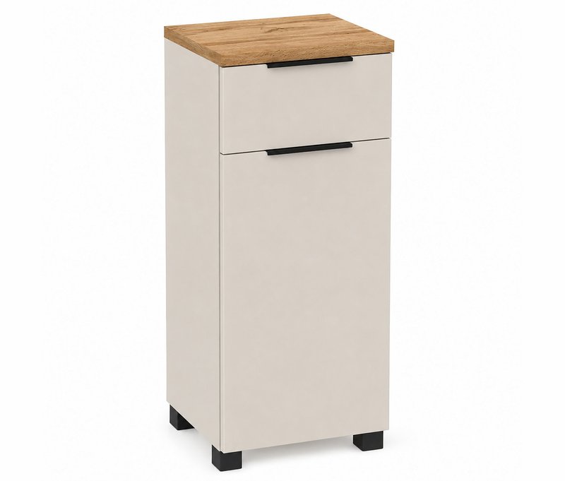Tchibo - Highboard »Saga« - 40,3x35x97,4cm - schwarz -