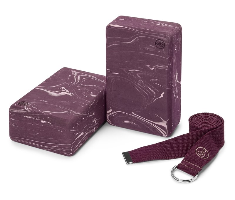 Tchibo - Yoga-Set - weinrot