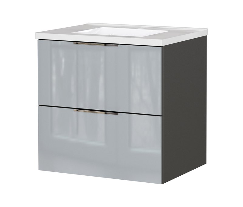 Tchibo - Waschtisch »Celano« inkl. Becken - 61x46x61cm - grau -