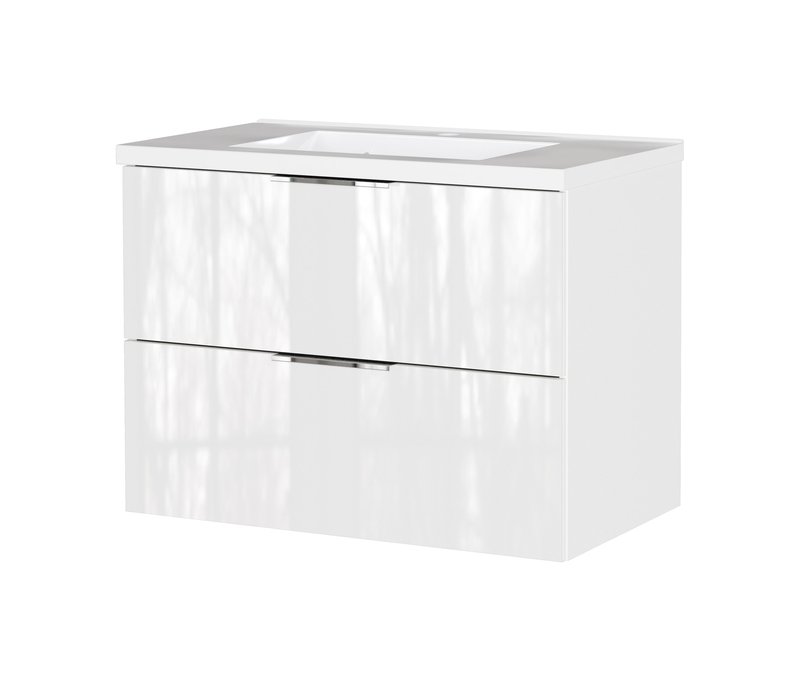 Tchibo - Waschtisch »Celano« inkl. Becken - 81x46x61cm - chrom -