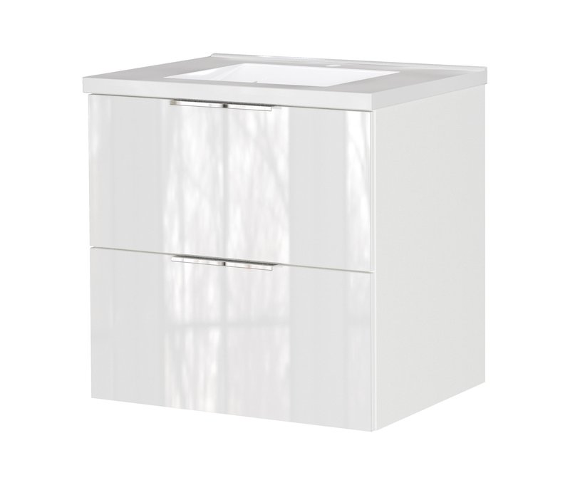 Tchibo - Waschtisch »Celano« inkl. Becken - 61x46x61cm - chrom -