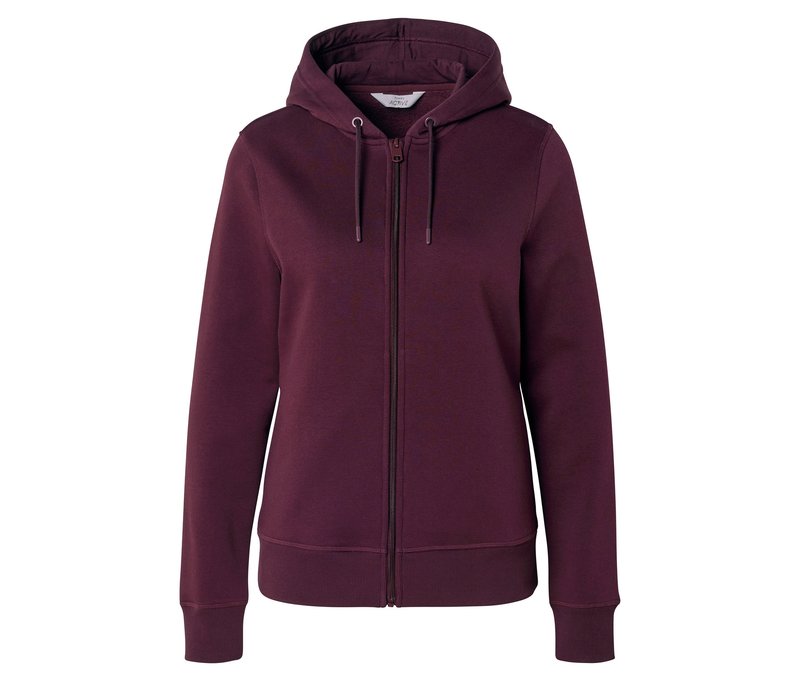Tchibo - Sweatjacke - Damen - Gr. M - weinrot