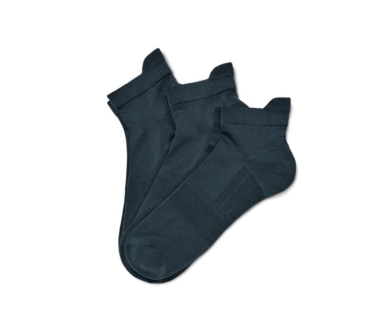 Tchibo - 3 Paar Unisex-Sportsneaker-Socken - Damen - Gr. 35-38 - dunkelblau