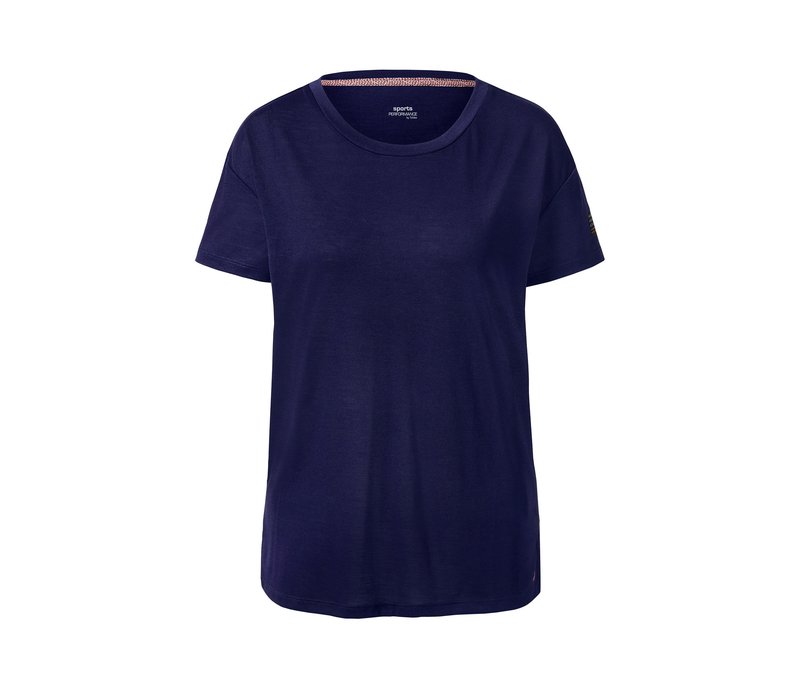 Tchibo - Oversize-Sportshirt - Damen - Gr. L - violett