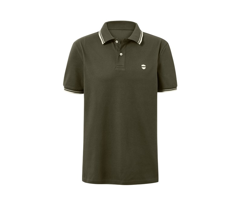 Tchibo - Piqué-Poloshirt - Herren - Gr. XL - olivgrün