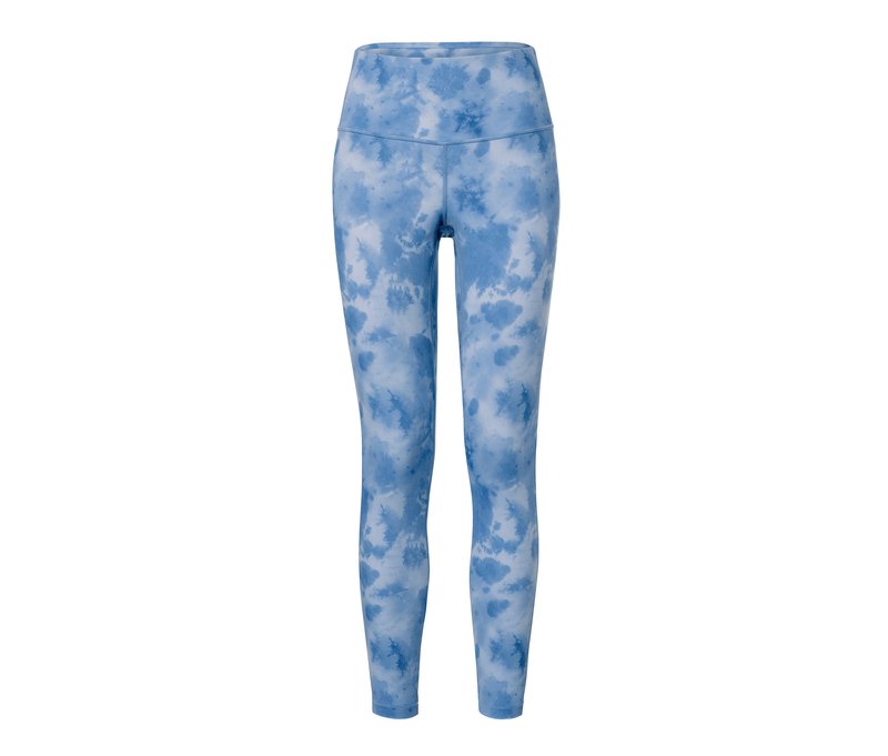 Tchibo - 7/8-Sporttight - Gr. S - hellblau/print