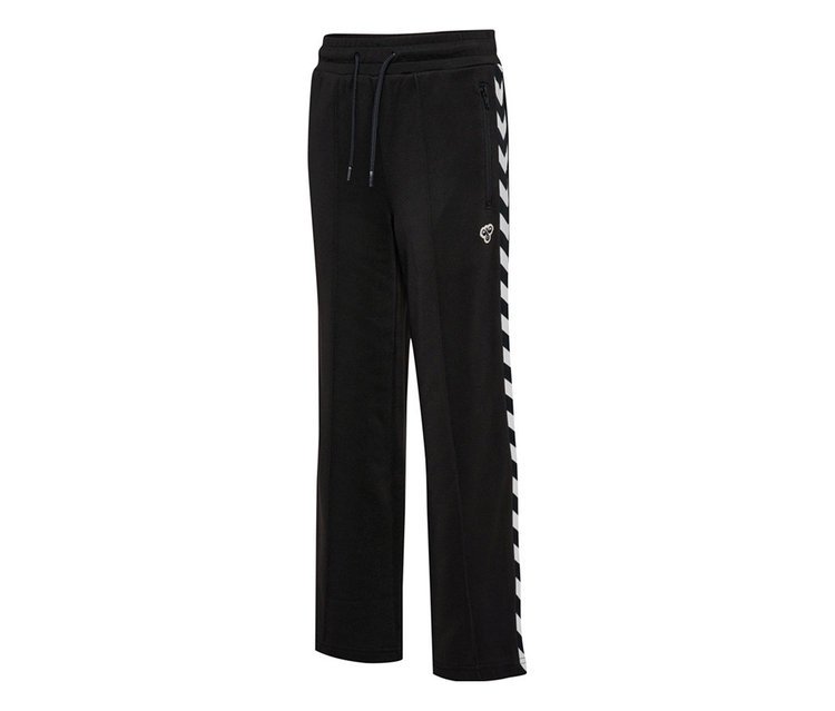 hummel Archive Wide Leg Poly Pants - Gr. 128 - schwarz