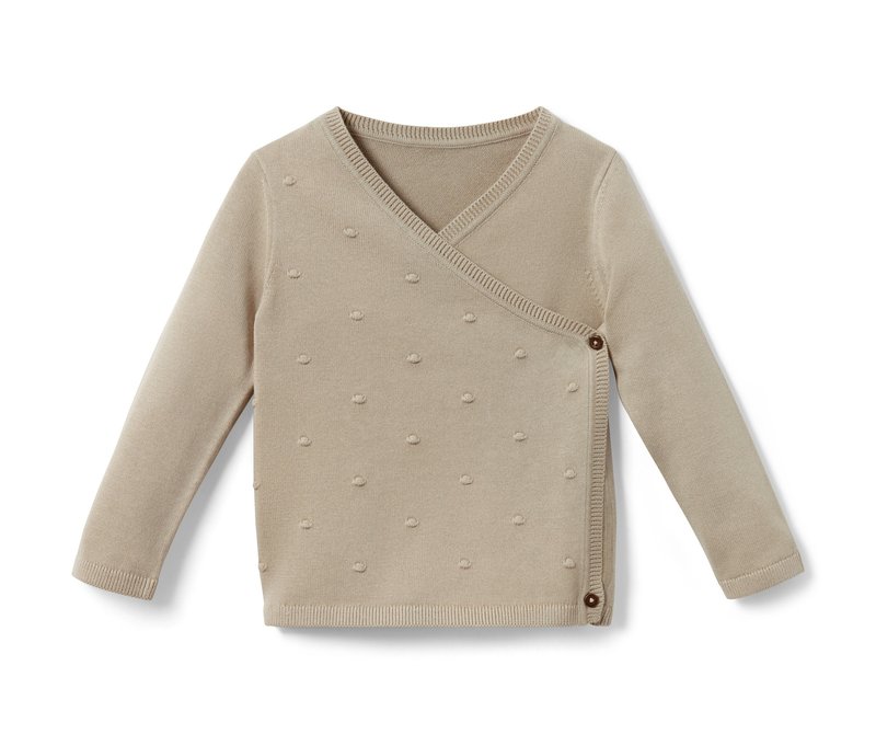 Tchibo - Baby-Strickjacke - Baby - Gr. 62/68 - beige