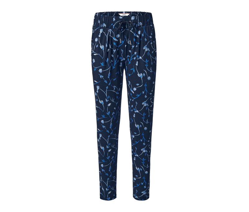 Tchibo - Jerseyhose - Damen - Gr. S - dunkelblau/print