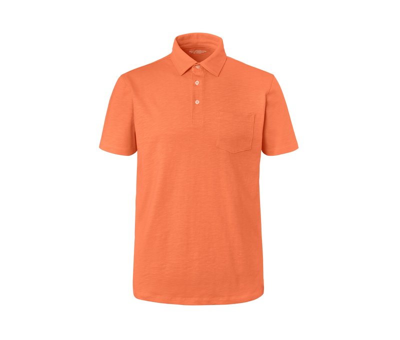 Tchibo - Jersey-Poloshirt - Herren - Gr. L - orange