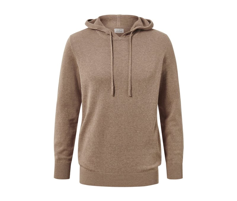 Tchibo - Strick-Hoodie - Herren - Gr. L - braun