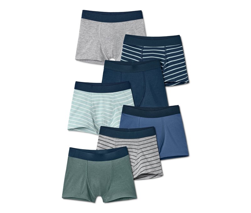 Tchibo - 7 Jungen-Slipboxer - Jungen - Gr. 86/92 - dunkelblau/gestreift