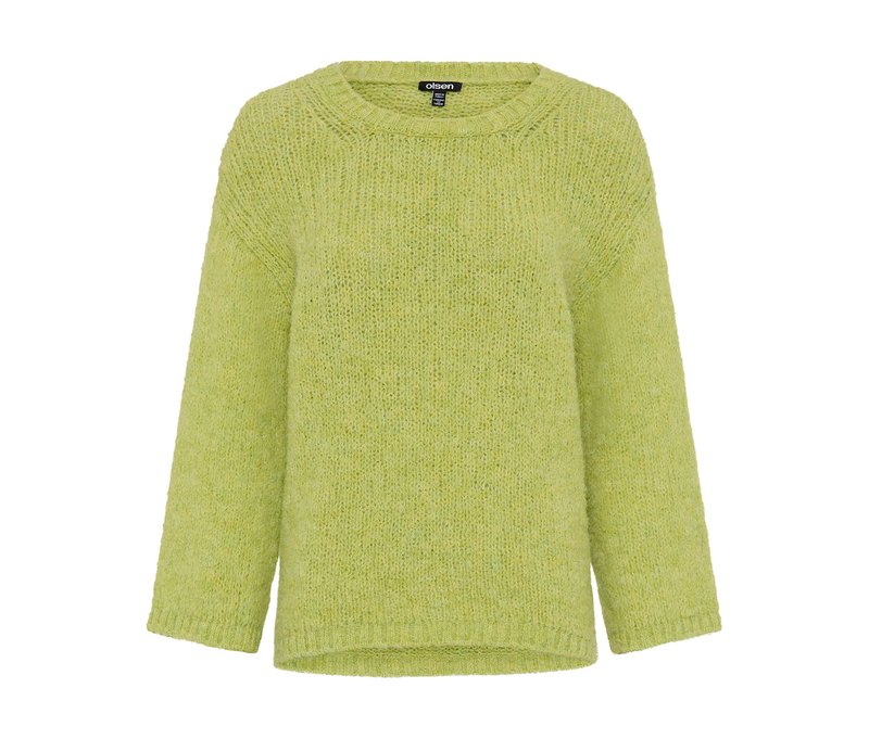 Tchibo - Olsen 3/4-Pullover - Damen - Gr. 42 - grün