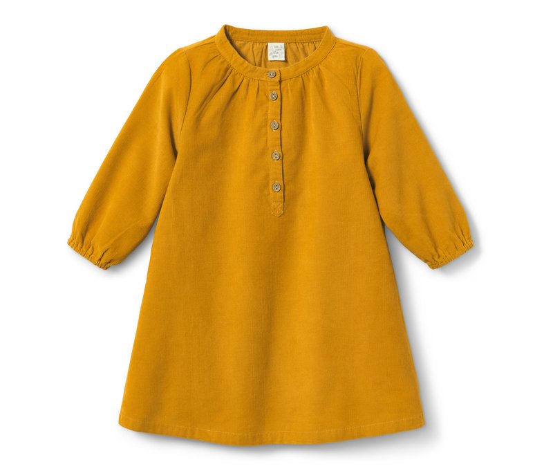 Tchibo - Cordkleid - Mädchen - Gr. 98/104 - gelb
