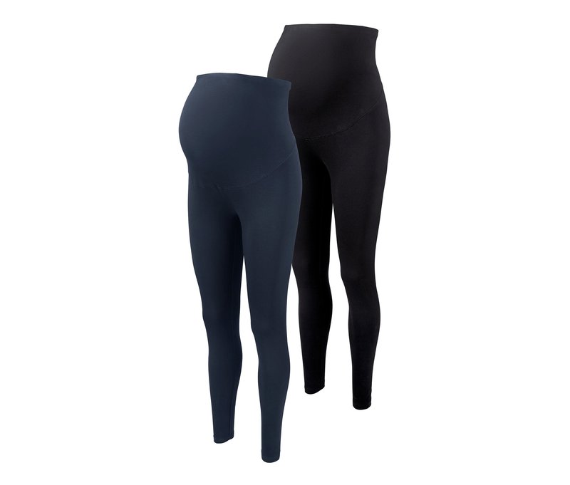 Tchibo - 2 Umstands-Leggings - Damen - Gr. XL - dunkelblau