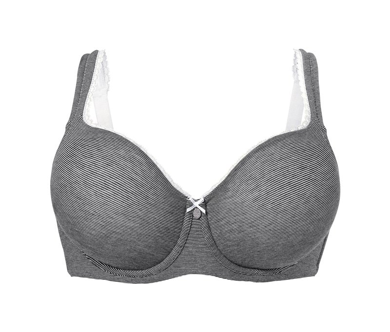 Tchibo - Bügel-BH - Damen - Gr. 90D - schwarz/gestreift