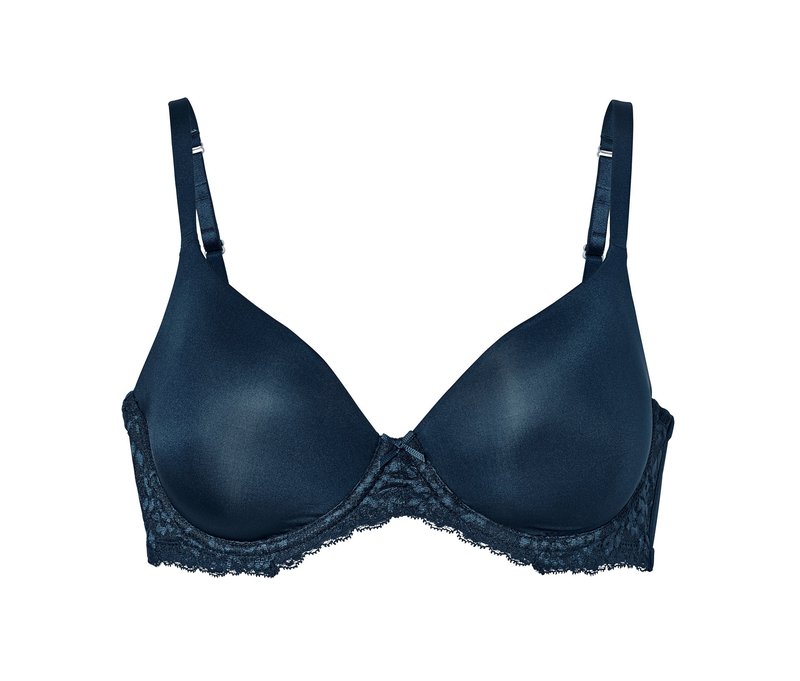 Tchibo - Schalen-BH mit Memory-Effekt - Damen - Gr. 80B - dunkelblau