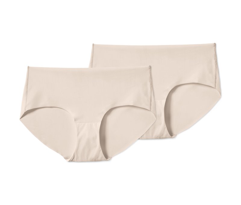 Tchibo - 2 Magic-Cut-Pantys - Damen - Gr. S - creme