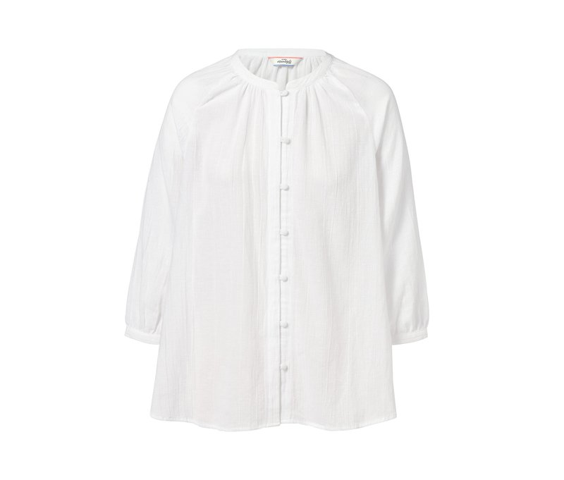 Tchibo - Bluse mit Crinkle-Effekt - Damen - Gr. 48 - weiß