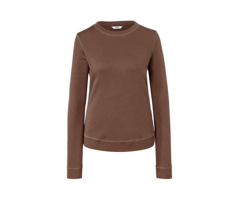 Tchibo - Langarmshirt - Damen - Gr. L - braun