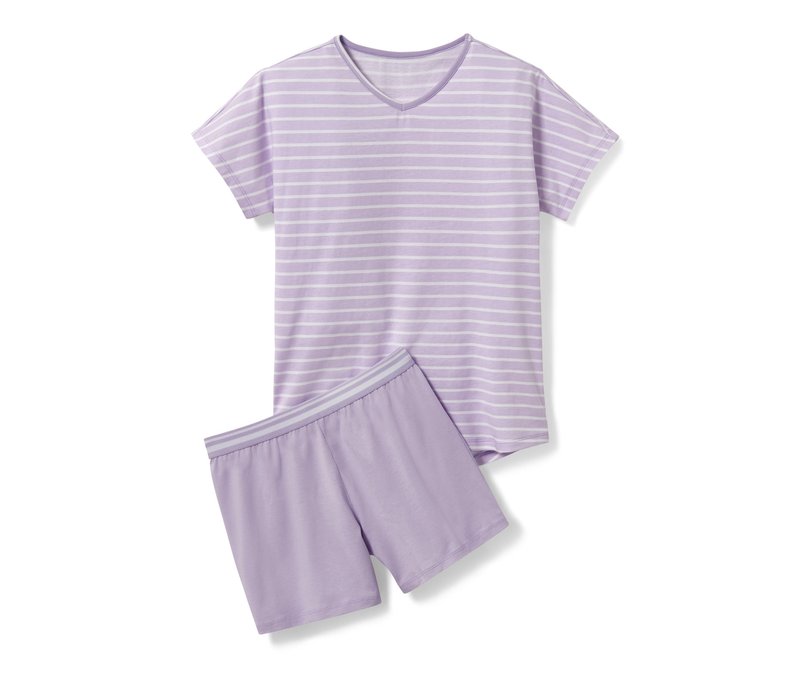 Tchibo - Kinder-Pyjama - Mädchen - Gr. 158/164 - violett