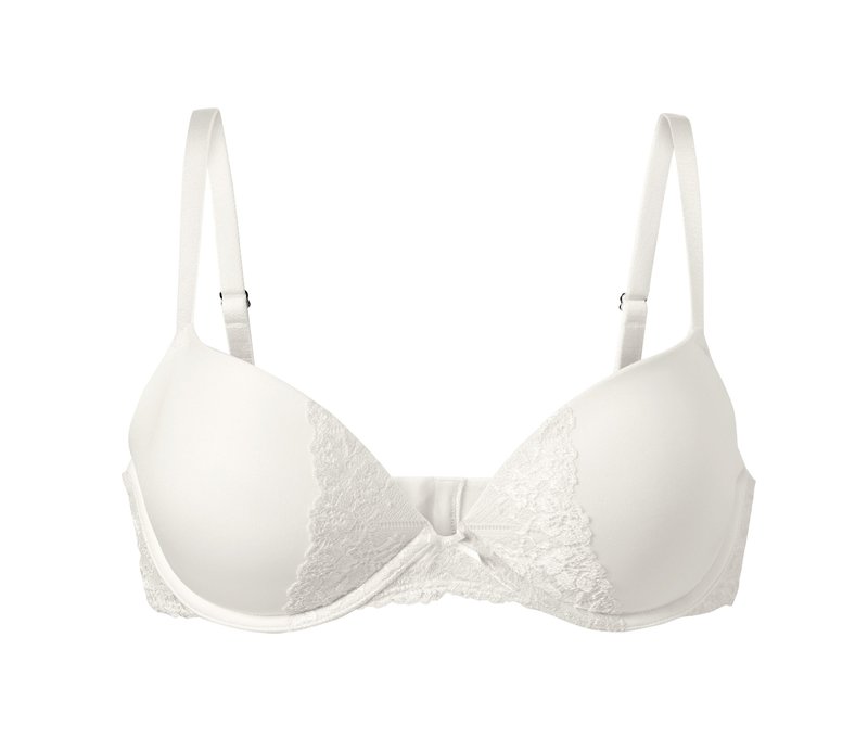 Tchibo - Push-up-BH mit Spitze - Damen - Gr. 75A - creme