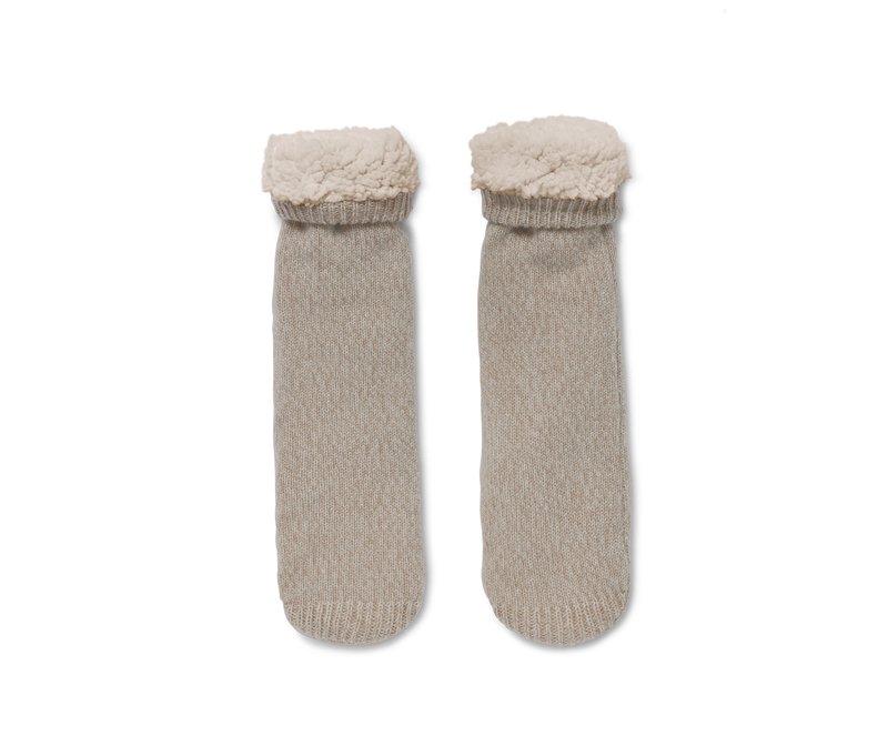 Tchibo - Hausschuh-Socken - Damen - Gr. 38-39 - weiß