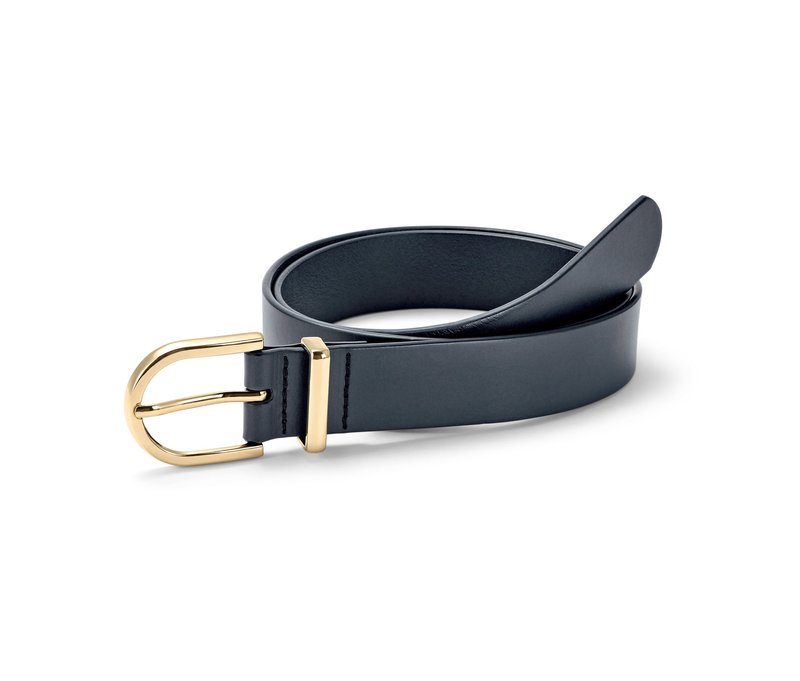 Tchibo - Ledergürtel - Damen - Gr. 95 - dunkelblau