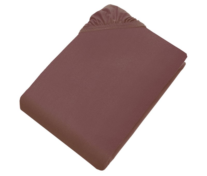 Tchibo - Schöner WOHNEN-Kollektion Jersey-Spannbettlaken - dunkelrot