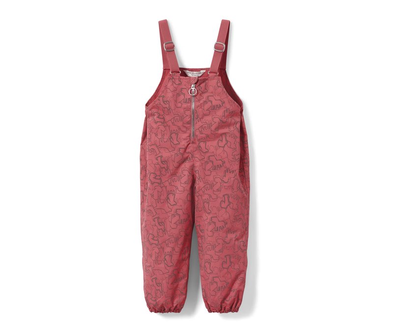 Tchibo - Kinder Thermo-Regenhose mit reflektierenden Elementen - Mädchen - Gr. 122/128 - silber/print