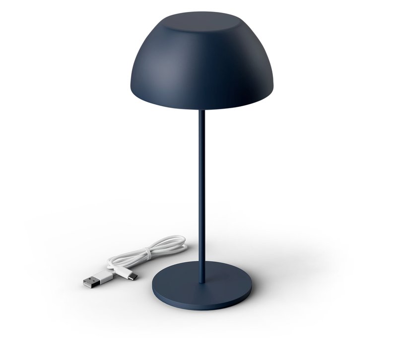 Tchibo - LED-Akku-Tischleuchte - dunkelblau