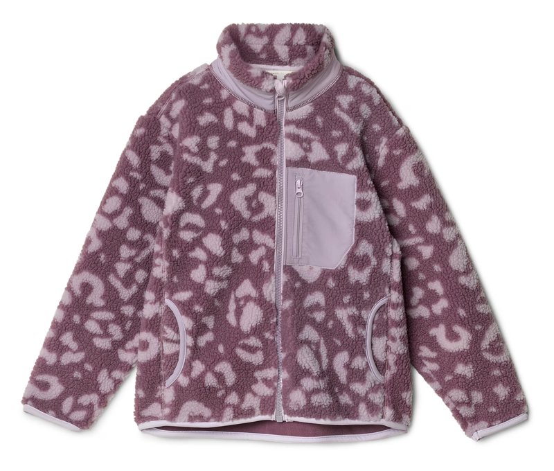 Tchibo - Kinder-Teddyfleecejacke - Gr. 158/164 - lila